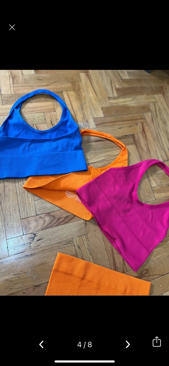 Çok Renkli Straplez ve Askılı Mini Atletler - Görsel 4