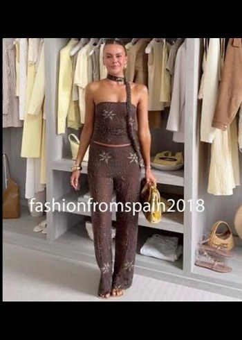 Zara taşlı viral takım - Görsel 2