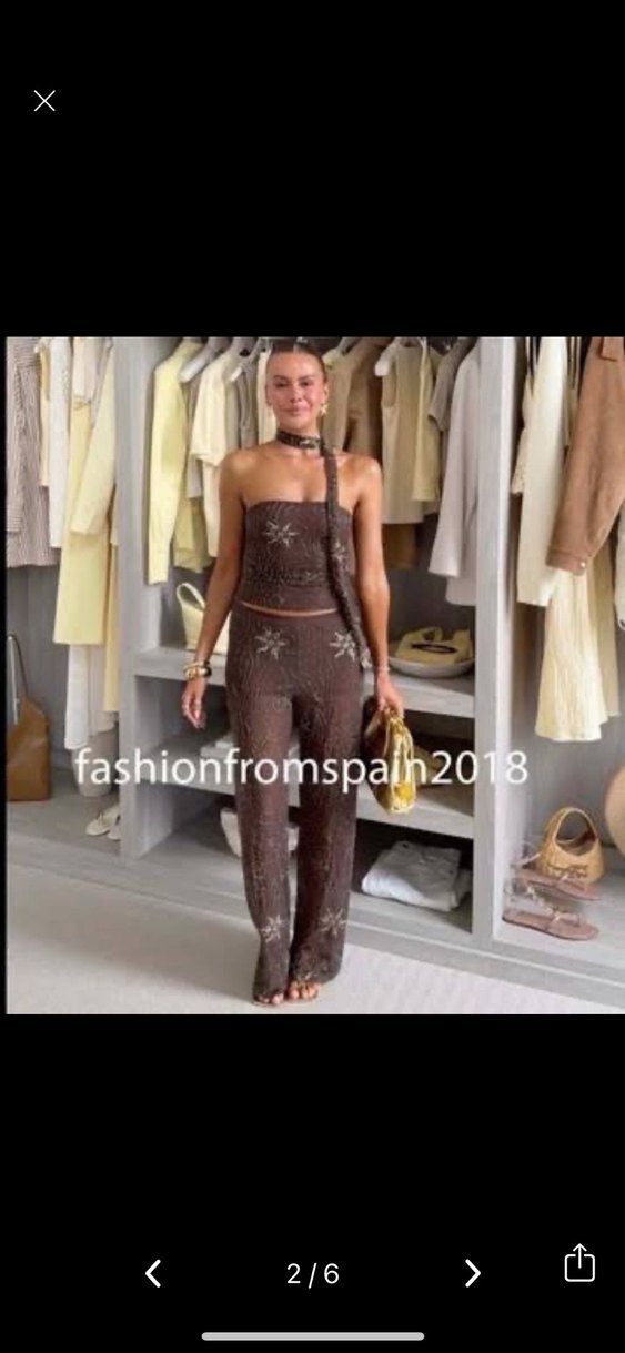 Zara taşlı  viral takım - Görsel 2