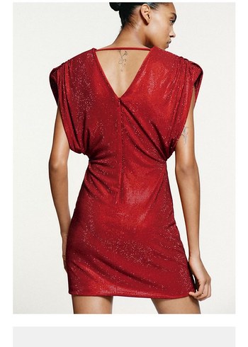 Zara viral taşlı elbise - Görsel 4