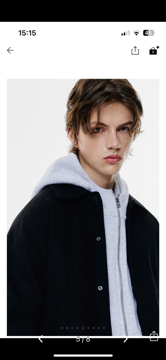 Pull&bear erkek bomber kaban - Görsel 4