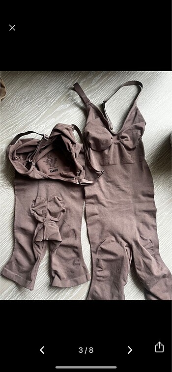 Skims toparlayıcı tulum korse - Görsel 18