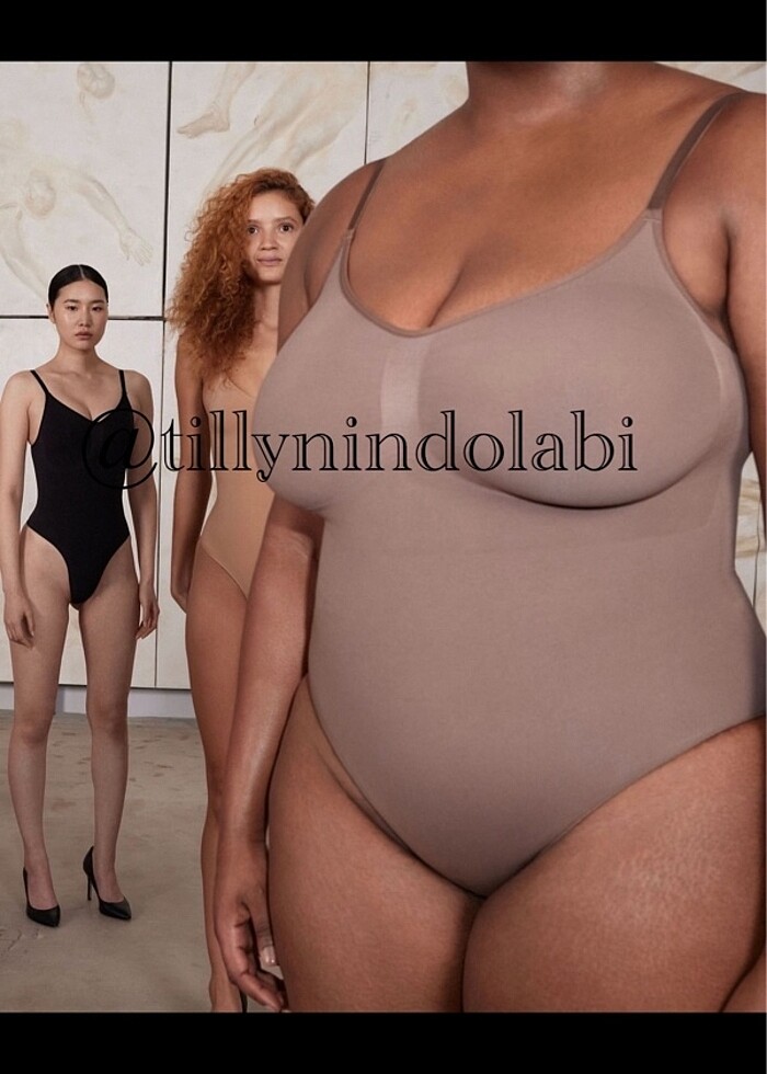 Skims brief korse bodysuit - Görsel 4