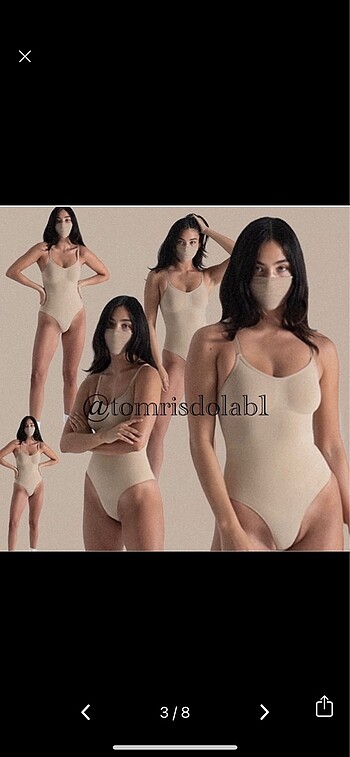 Skims brief  bodysuit - Görsel 8