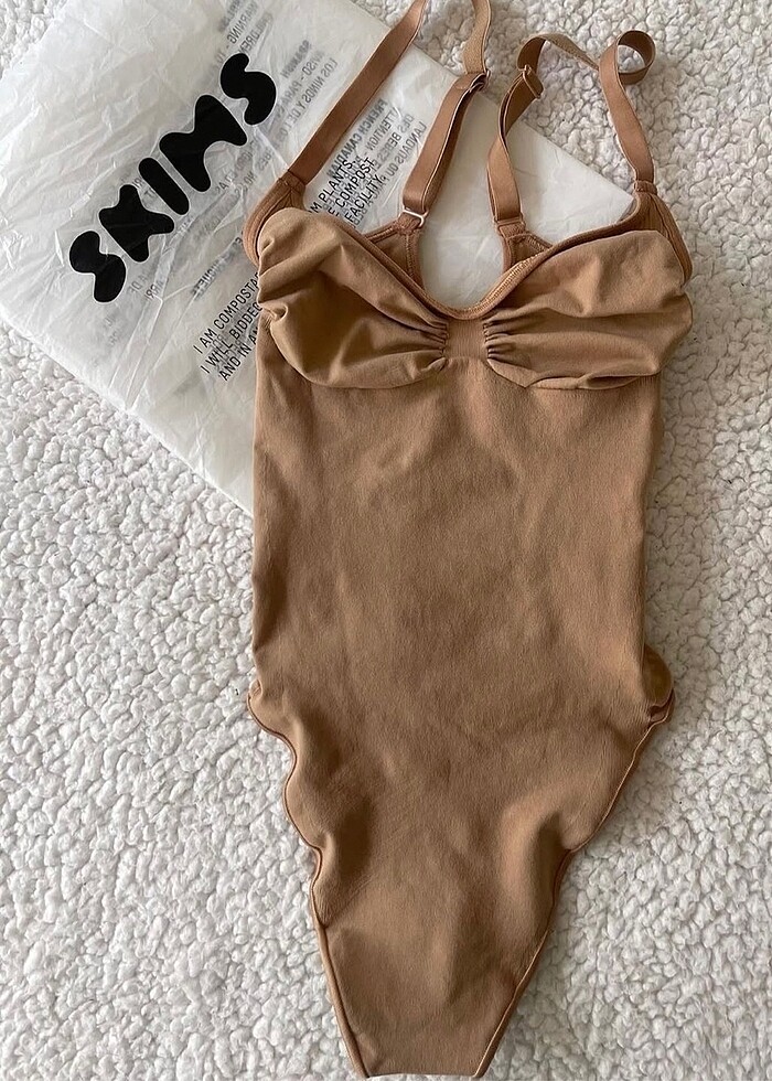 Skims korse bodysuit - Görsel 5
