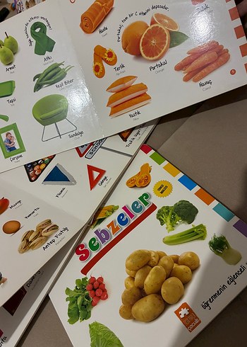  Beden Çocuklar için Renkli Öğrenme Kitapları