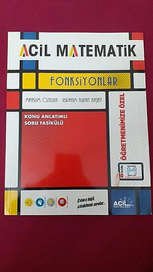 Acil Matematik Fonsiyonlar Konu anlatımlı soru fasikülü