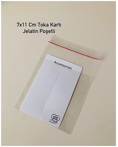 Çıtçıt Toka Kartı & Jelatin Poşet 25 er adet