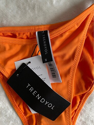 36 Beden Trendyol milla Turuncu Bikini takımı