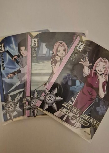 Diğer Sasuke Peluşu Ve 3 Kart