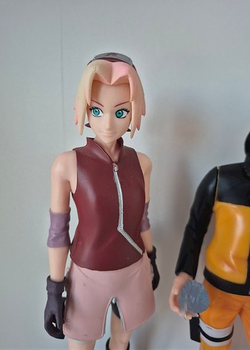 Anime Naruto Ve Sakura Figürleri - Görsel 2