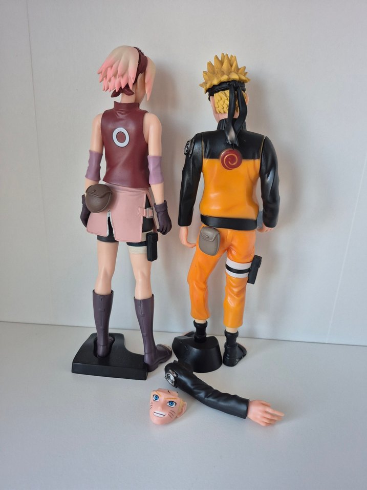 Anime Naruto Ve Sakura Figürleri - Görsel 5