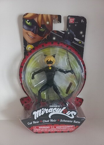 Miraculous Mucize Uğur Böceği Kara Kedi Bebek Figür 