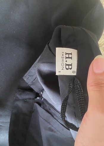 Diğer Düğmeli Lacivert Midi Kalem Etek