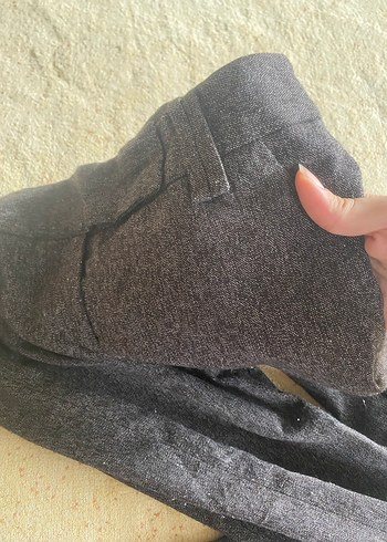 36 Beden kahverengi Renk Kadın kahverengi Denim Kumaş Pantolon