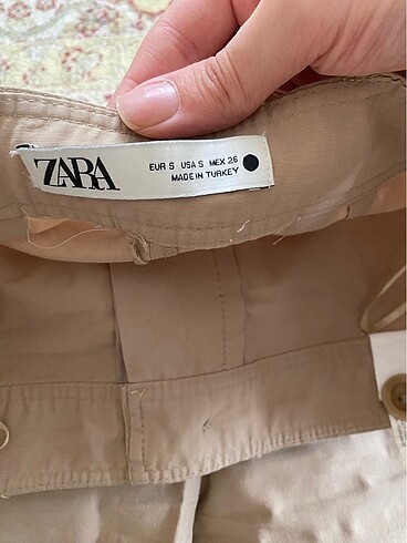 s Beden camel Renk Zara Pantolon