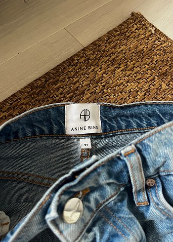 Kadın Bol Kesim Midi Boy Kot Pantolon - Görsel 3