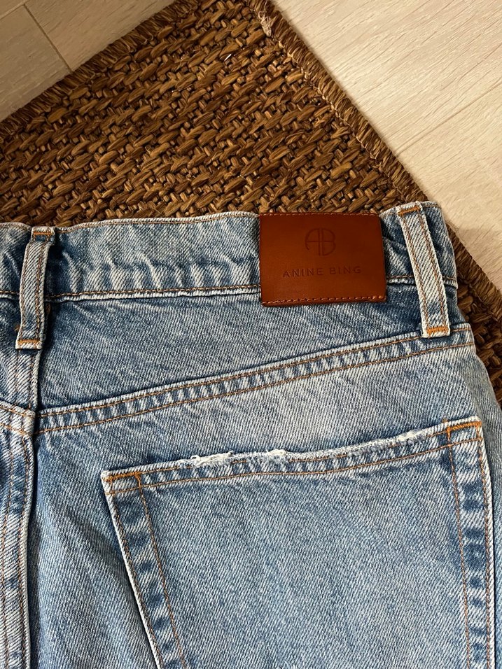 Kadın Bol Kesim Midi Boy Kot Pantolon - Görsel 2