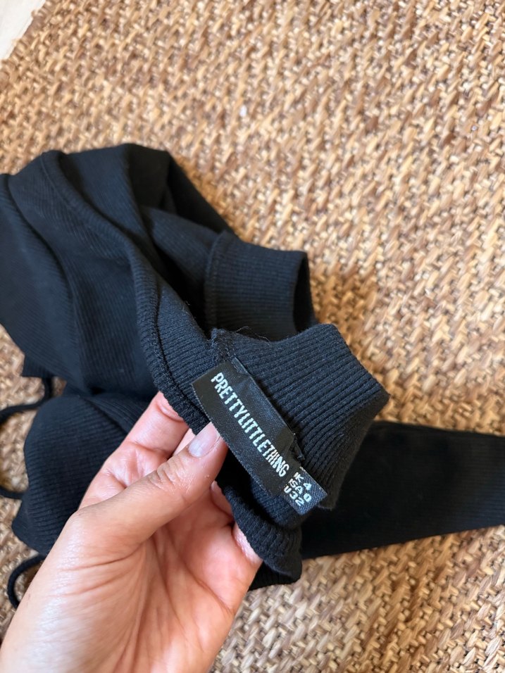 Siyah Kadın Boğazlı İnce Triko Kazak - Görsel 3