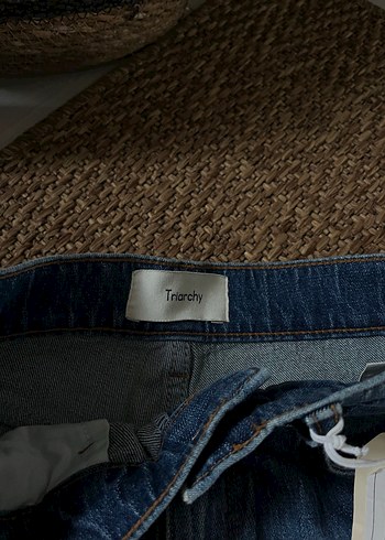 Düğmeli Regular Fit Denim Kadın Pantolon - Görsel 3