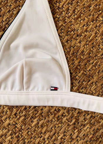 Tommy Hilfiger Beyaz İnce Askılı Kadın Bikini