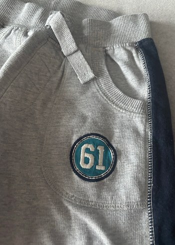 Gri Erkek Çocuk Rahat Kesim Eşofman Altı - Görsel 2