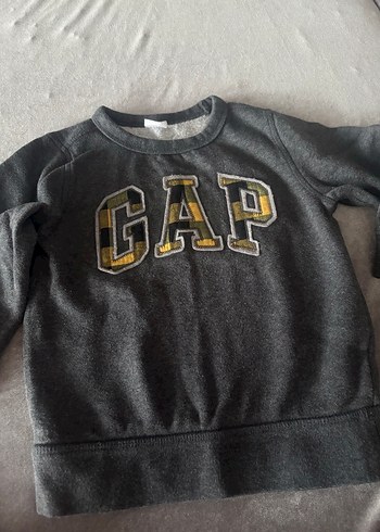 Gri GAP Erkek Çocuk Sweatshirt - Görsel 3