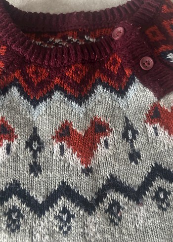 Zara tilkili Gri Erkek Çocuk Örgü Kazak - Görsel 2