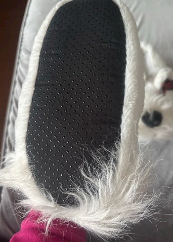 Kürklü Beyaz Ev pandufu yeni yıl panduf - Görsel 3