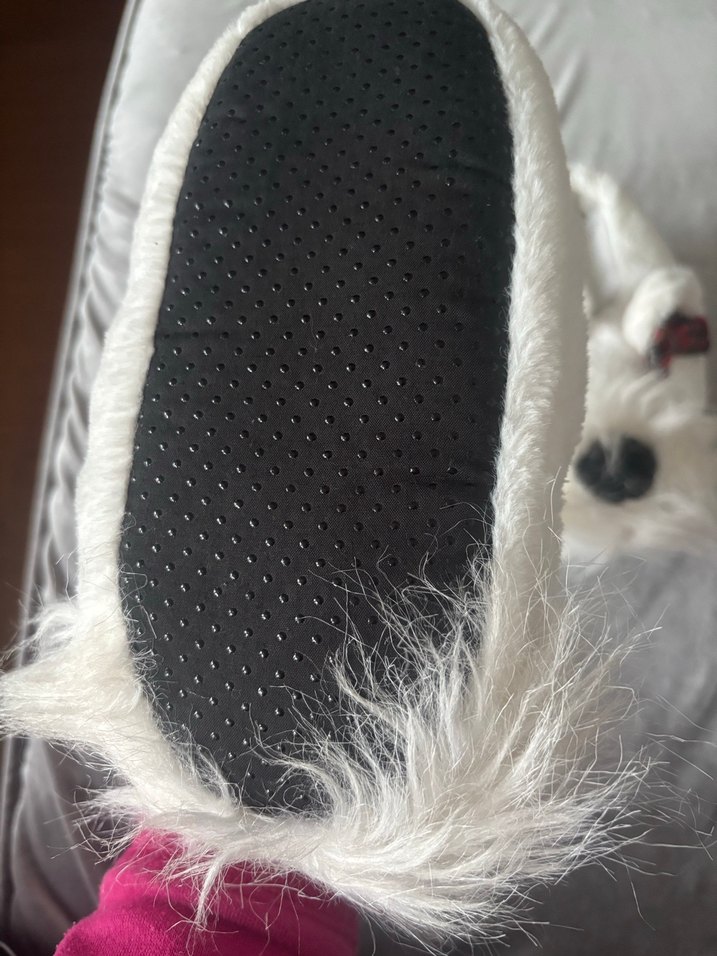 Kürklü Beyaz Ev pandufu yeni yıl panduf - Görsel 3