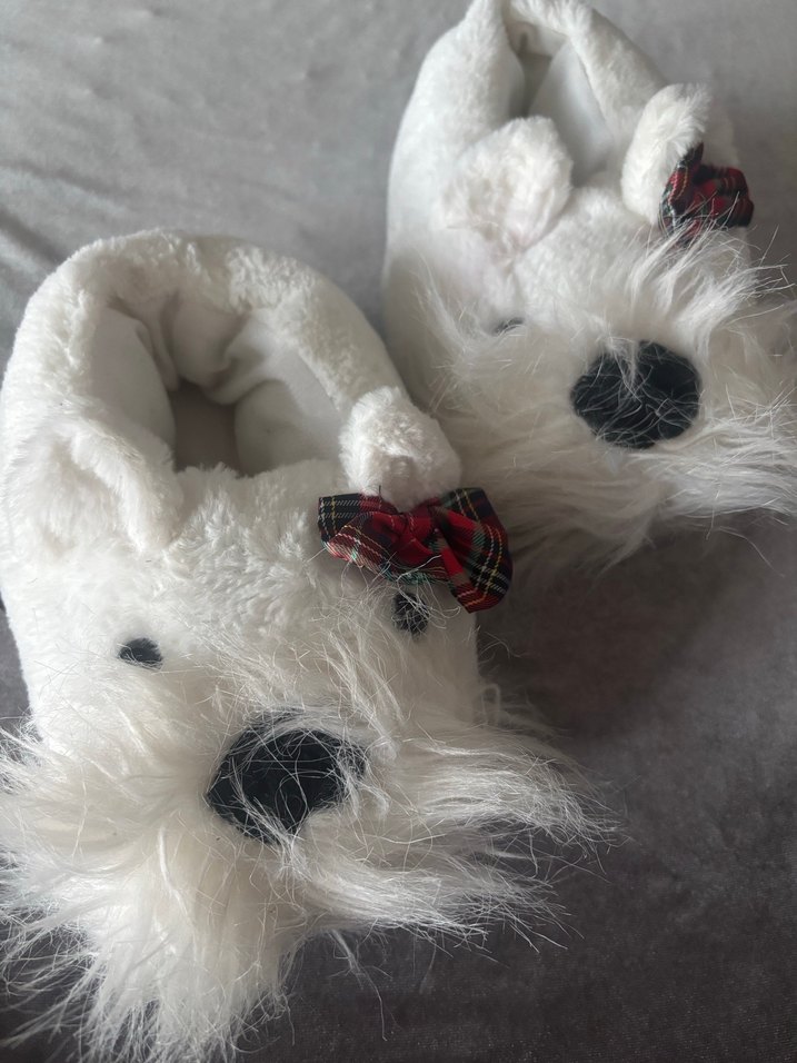 Kürklü Beyaz Ev pandufu yeni yıl panduf - Görsel 2