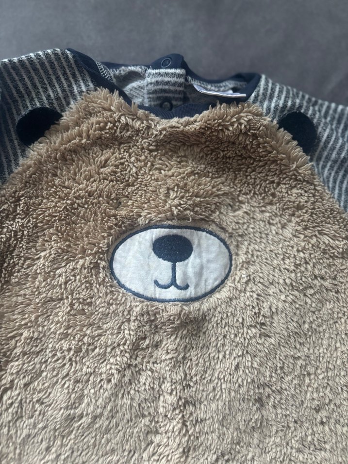 Erkek bebek Ayıcık peluş Desenli Sweatshirt - Görsel 2