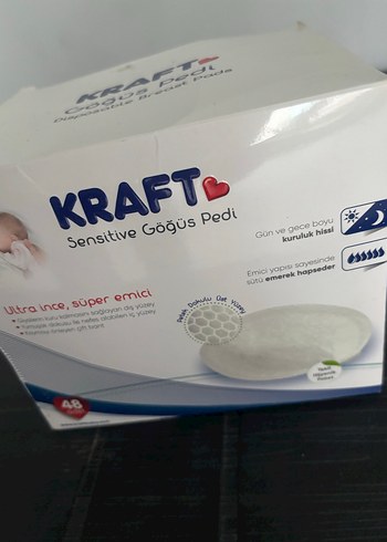 Kraft ve Lansinoh Emzirme Göğüs Pedi Beyaz - Görsel 3