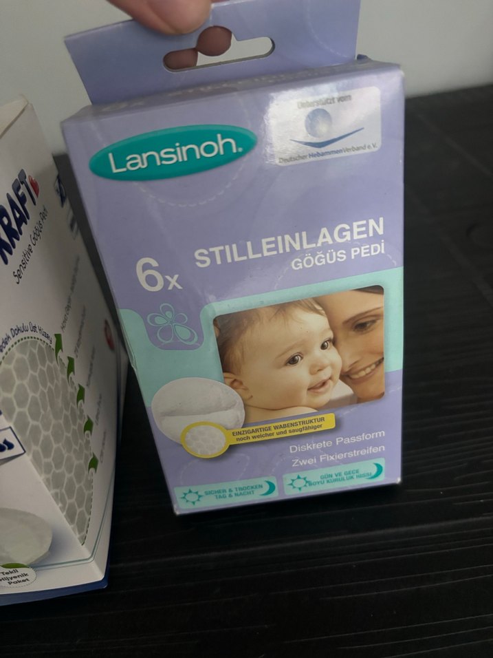 Kraft ve Lansinoh Emzirme Göğüs Pedi Beyaz - Görsel 2