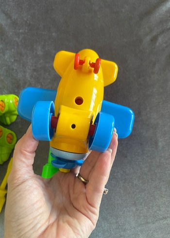 Renkli Tornavida ve Uçak-Dinozor Oyuncak Seti - Görsel 5