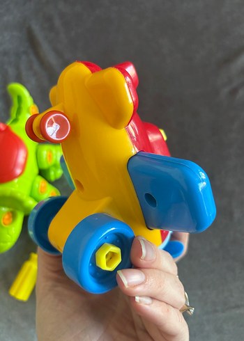 Renkli Tornavida ve Uçak-Dinozor Oyuncak Seti - Görsel 6