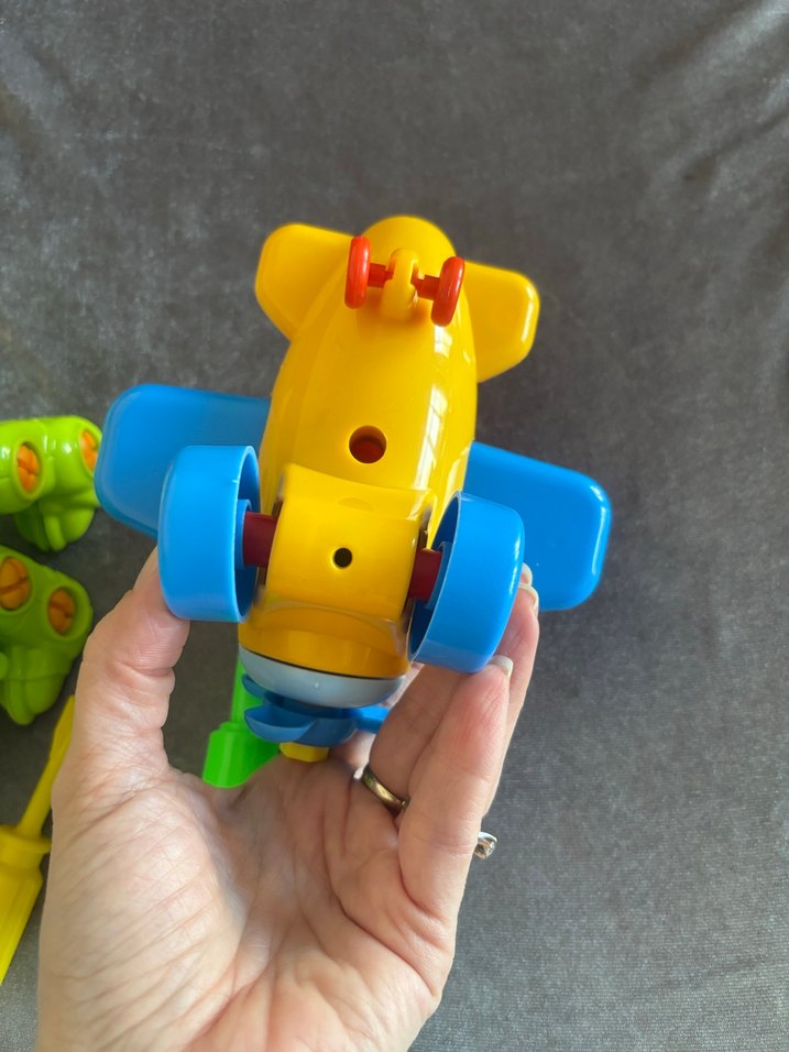 Renkli Tornavida ve Uçak-Dinozor Oyuncak Seti - Görsel 5