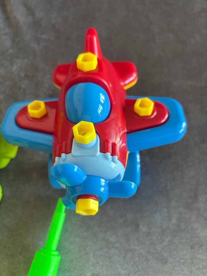 Renkli Tornavida ve Uçak-Dinozor Oyuncak Seti - Görsel 4