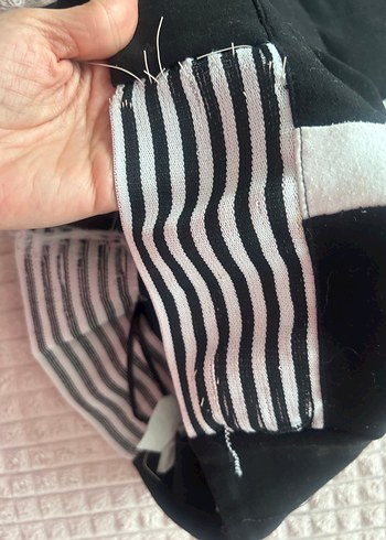 Siyah Elastik Belli tayt - Görsel 4