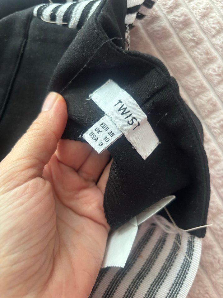 Siyah Elastik Belli tayt - Görsel 3