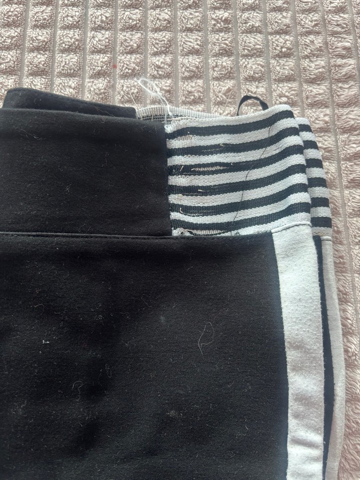 Siyah Elastik Belli tayt - Görsel 2