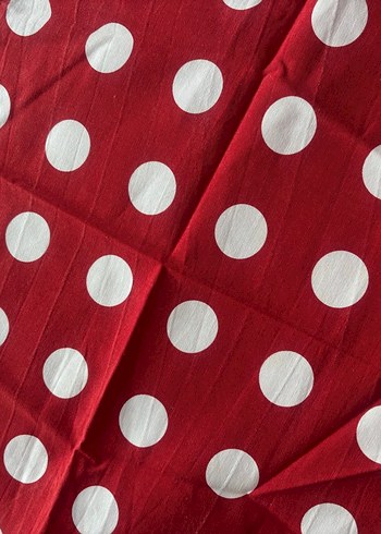 Kırmızı Puantiyeli runner ikea - Görsel 2