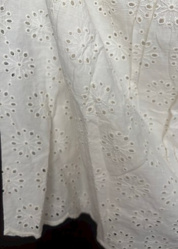 Dantel İşlemeli Beyaz Etek mudo - Görsel 2