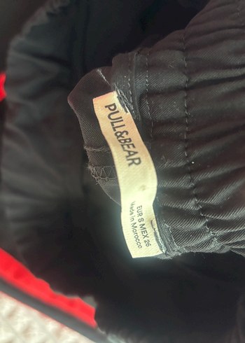 Kırmızı şeritli Spor Kumaş Pantolon - Görsel 3
