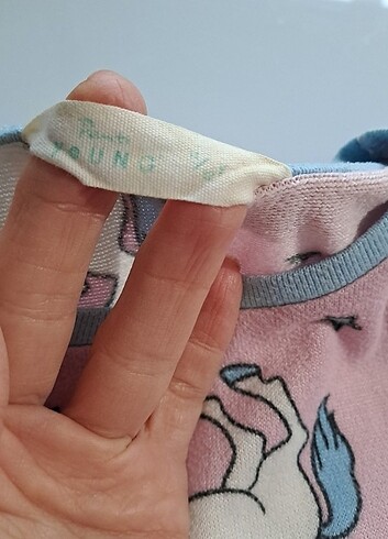 10 Yaş Beden Penti unicorn kalın pijama takımı
