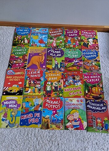 20 adet minik hikaye kitabı