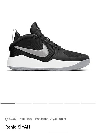 Nike siyah basketbol ayakkabısı