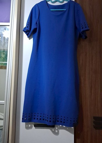 Mavi Kısa Kollu  Tunik - Görsel 4