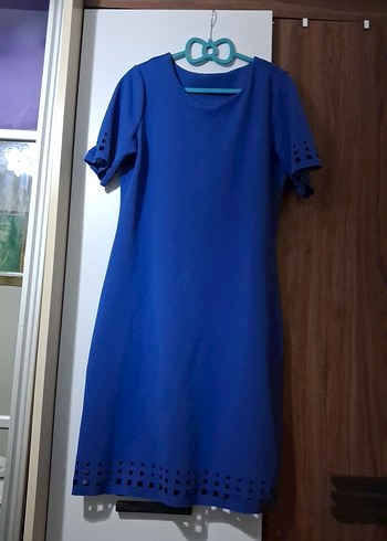 Mavi Kısa Kollu  Tunik - Görsel 2