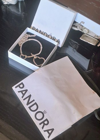 Yılan Desenli Uzun ORJINAL  PANDORA TAKIM Kolye ve Bileklik - Görsel 6